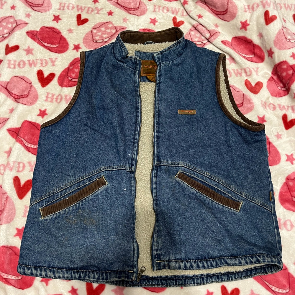 Wrangler Sherpa Lined Vest